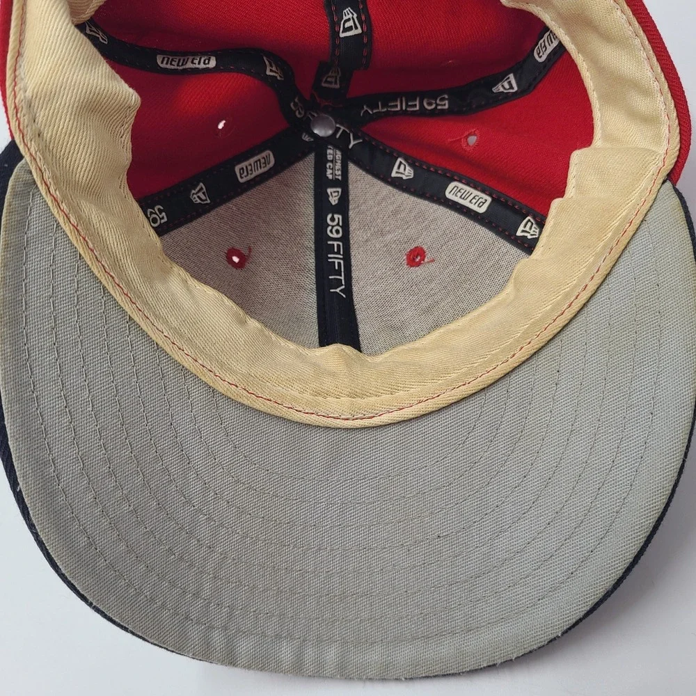 New Era brim slightly